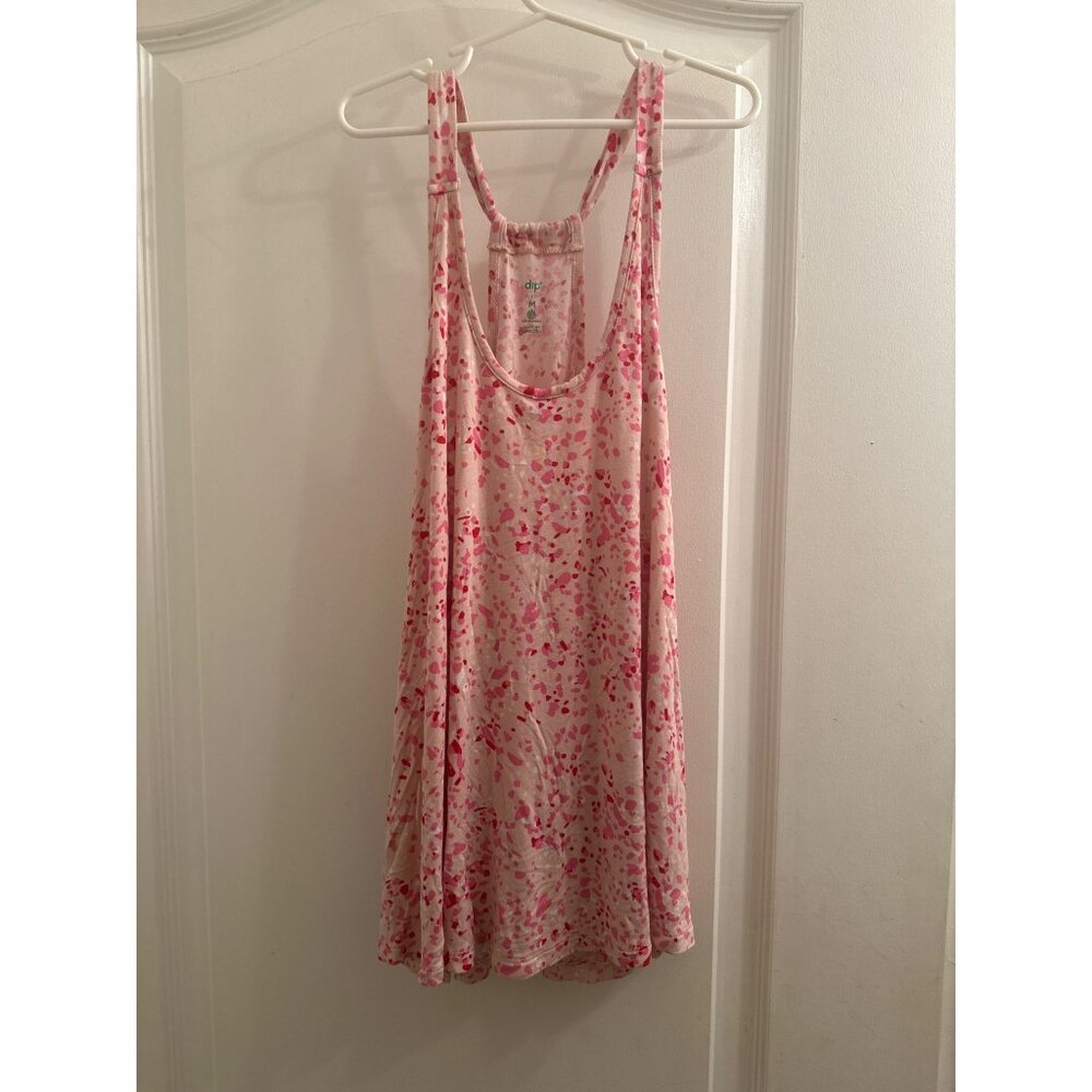 Dip Eco-Friendly Sleep Dress‎ M Pink Floral Print Viscose/Spandex